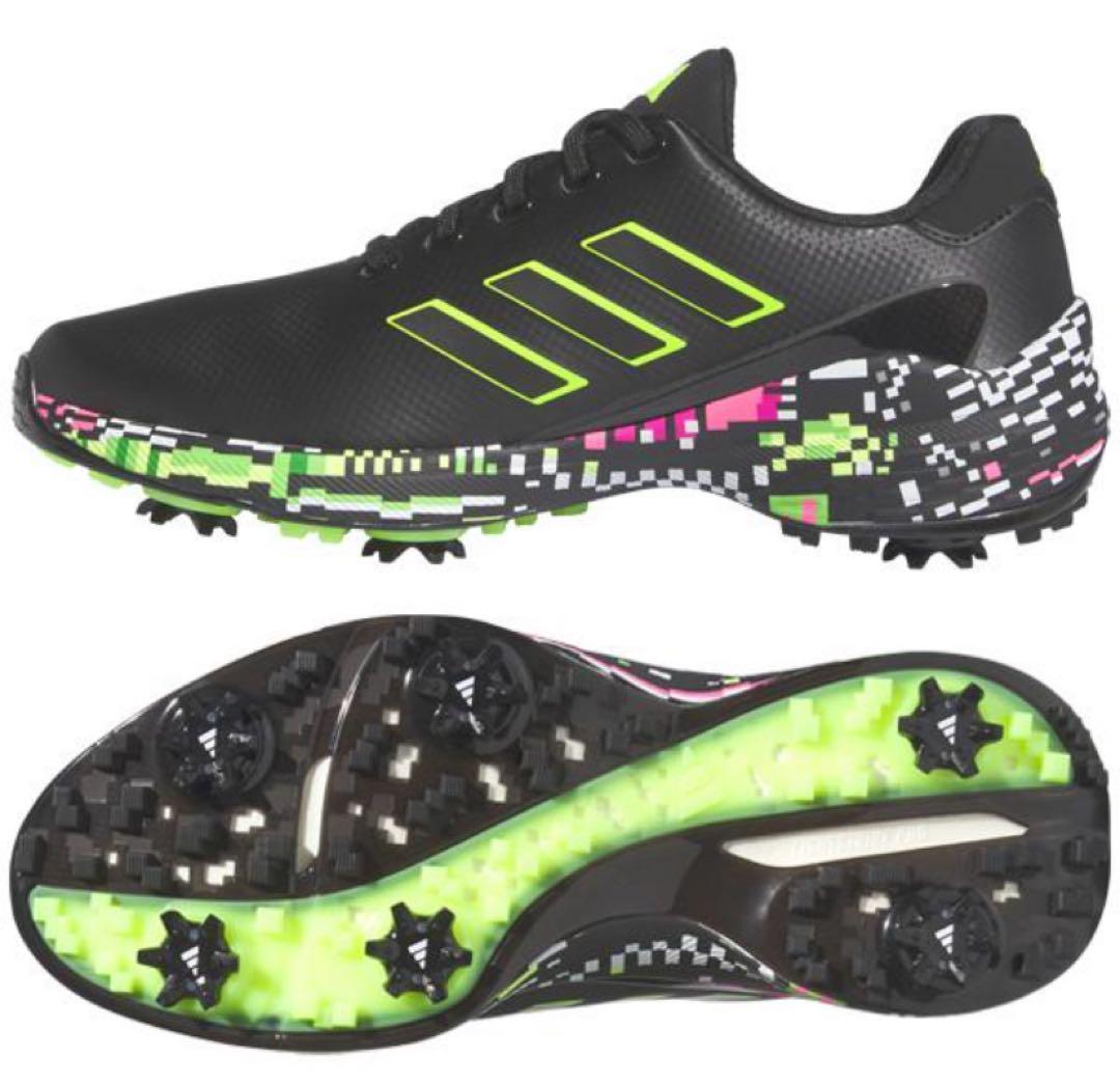 adidas グリッチデザイン IE2140 ゴルフシューズ　27.5cm