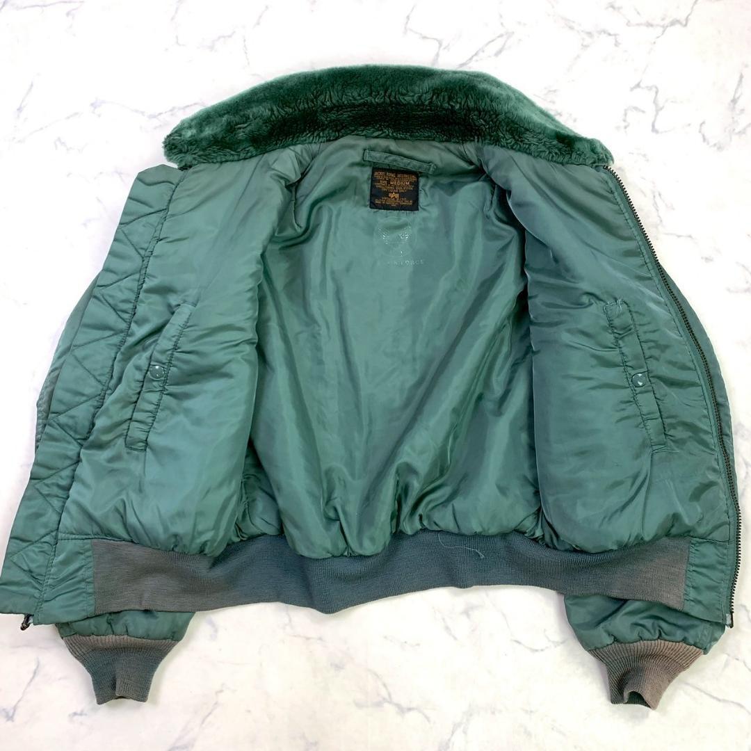 50s 復刻★USA製 ALPHA B-15D フライトジャケット M　D460