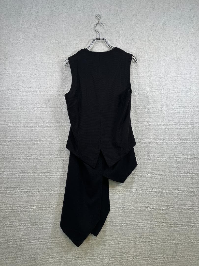 BLACK PEACE NOW アシンメトリックベスト M