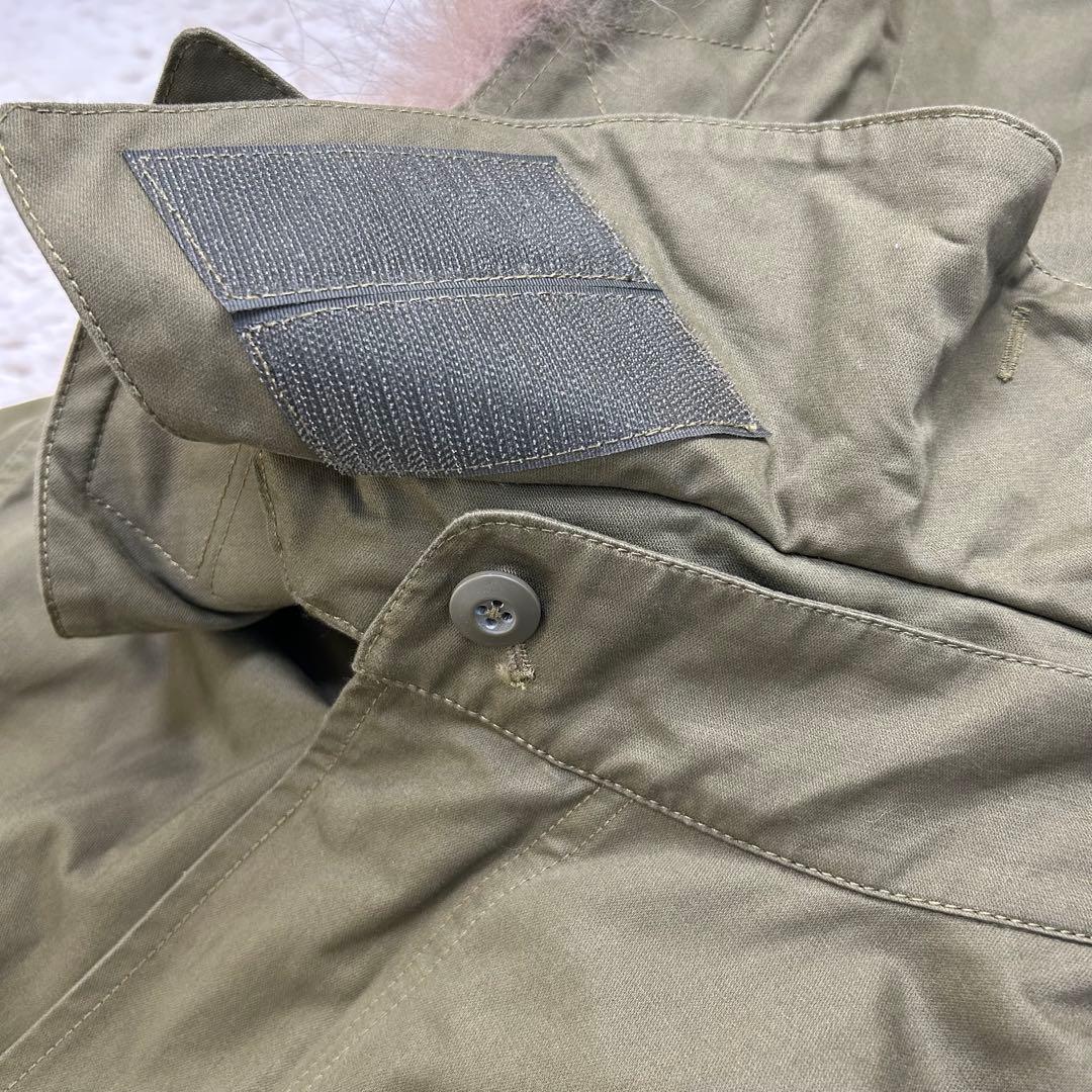 ジャーナルスタンダード モッズコート ファー ライナー付 カーキ M フード着脱