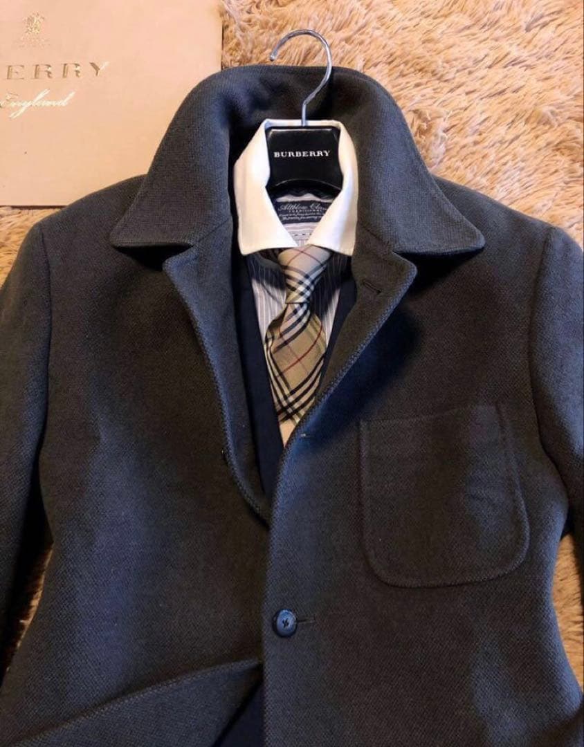 《訳アリ》BURBERRY LONDON ステンカラーコート Mサイズ