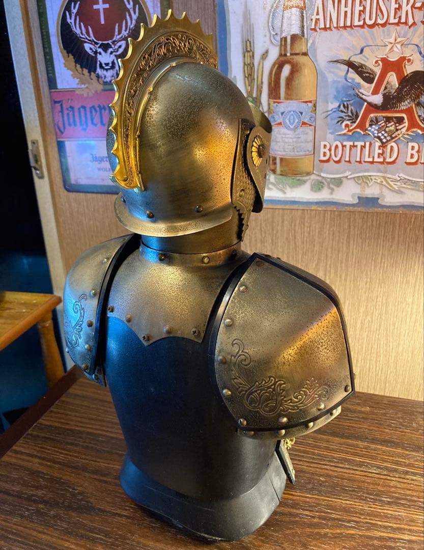ニッカ ヴィンテージ 鎧 兜 甲冑 騎士 アンティーク 置物 昭和 レトロ 雑貨