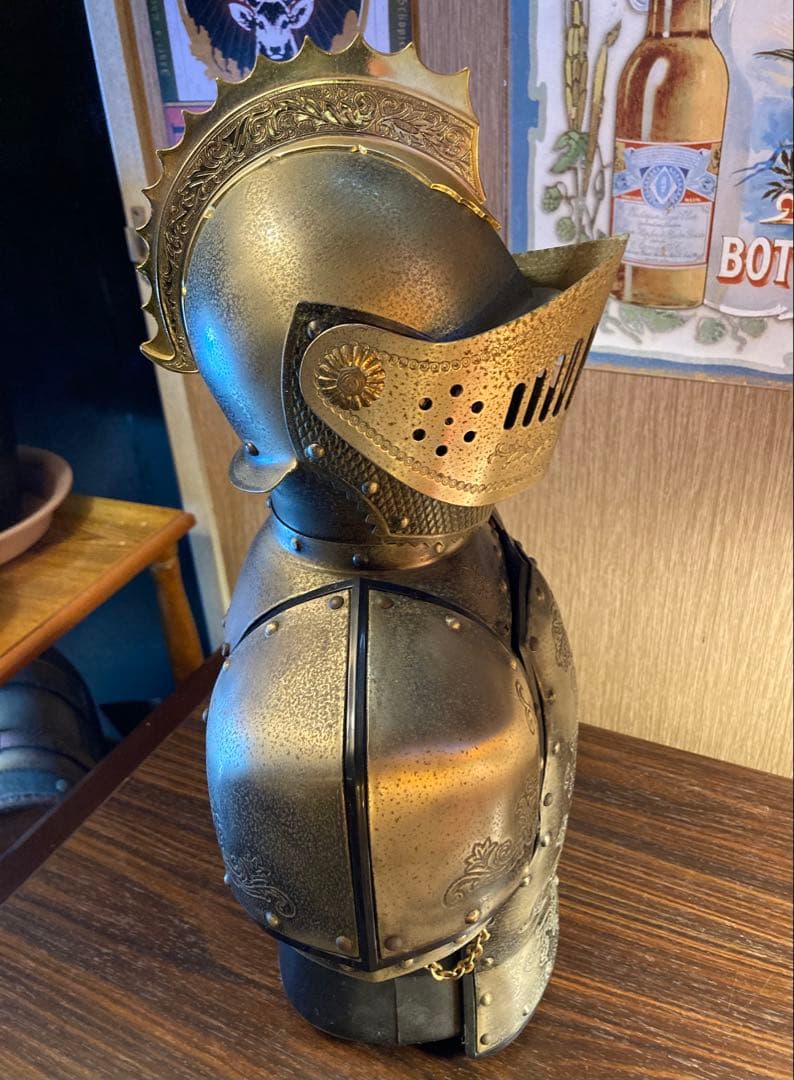 ニッカ ヴィンテージ 鎧 兜 甲冑 騎士 アンティーク 置物 昭和 レトロ 雑貨