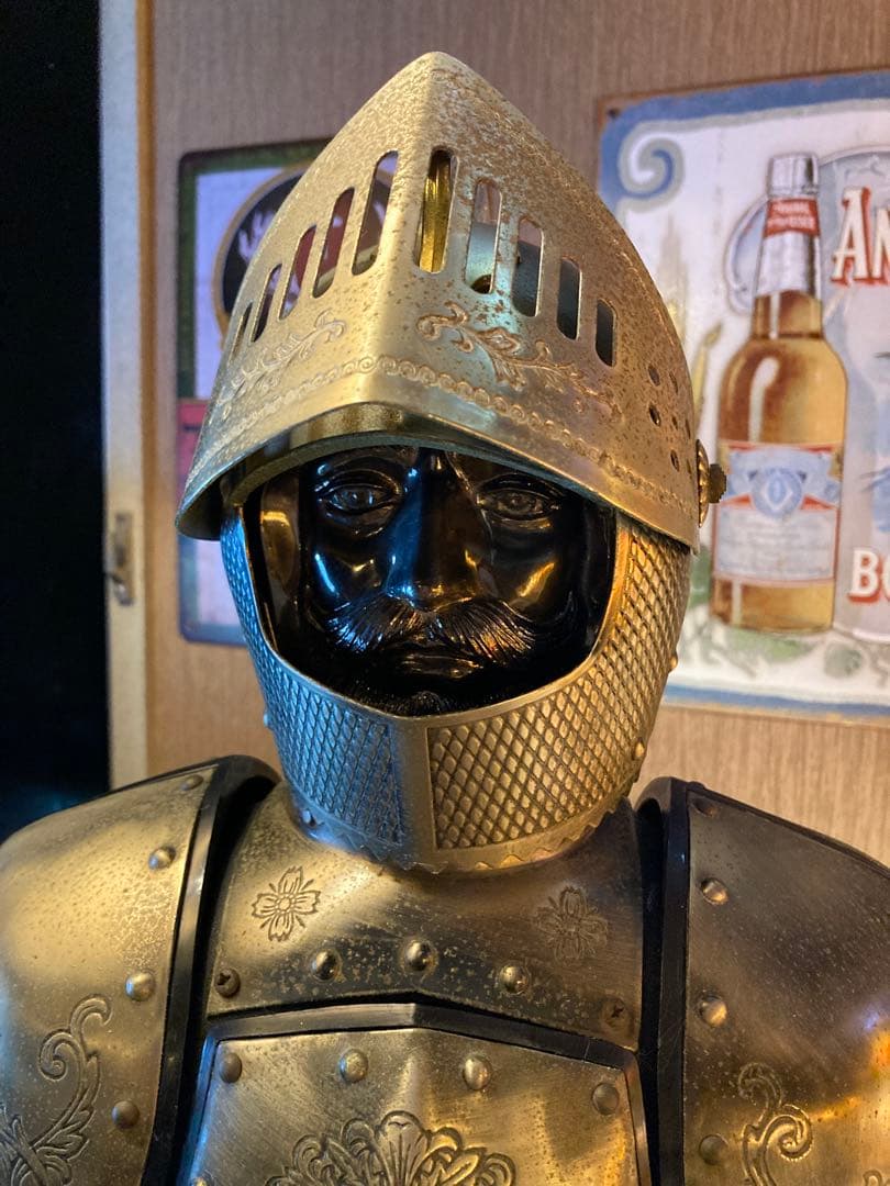 ニッカ ヴィンテージ 鎧 兜 甲冑 騎士 アンティーク 置物 昭和 レトロ 雑貨
