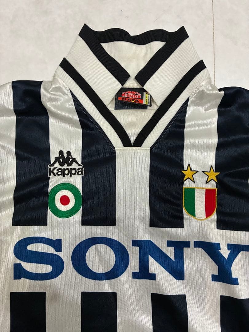 ユベントス　ユニフォーム　95/96シーズン　サッカーシャツ SONY