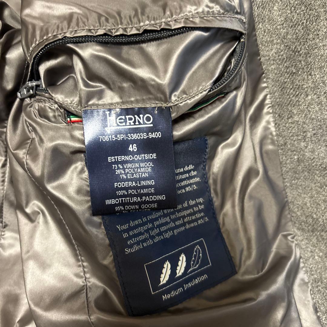 k*n様 Herno グレー ダウンジャケット