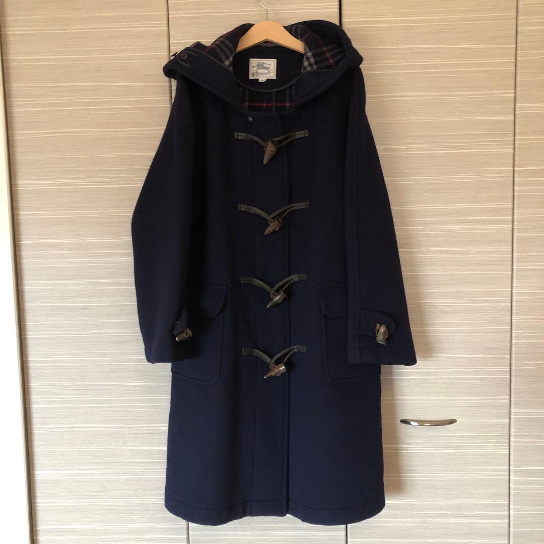 Burberry ダッフルコート ネイビー ウール