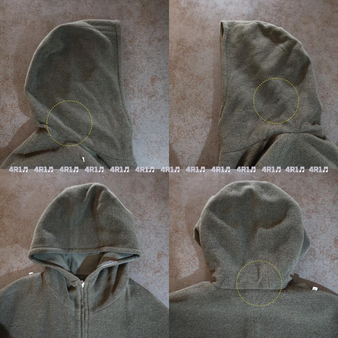 【訳アリ】LOWEW ナッパレザー カシミヤ フードコート モッズコート 48