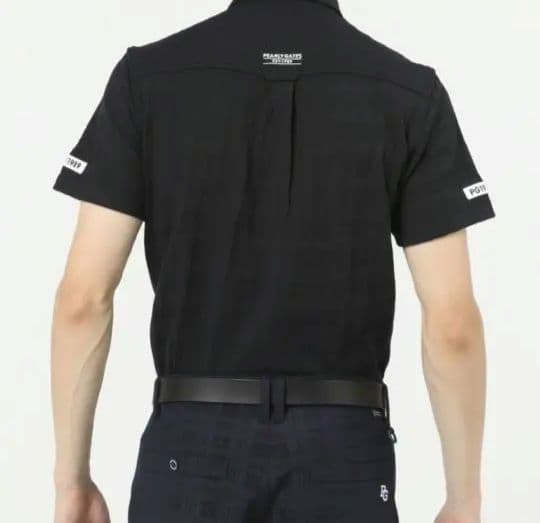 EARLY GATES ブラック ポロシャツ L