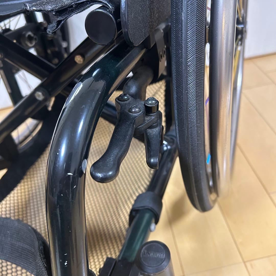 車椅子用バックサポート　バリライト　アイコンミットバック付　車いす　自走兼介護