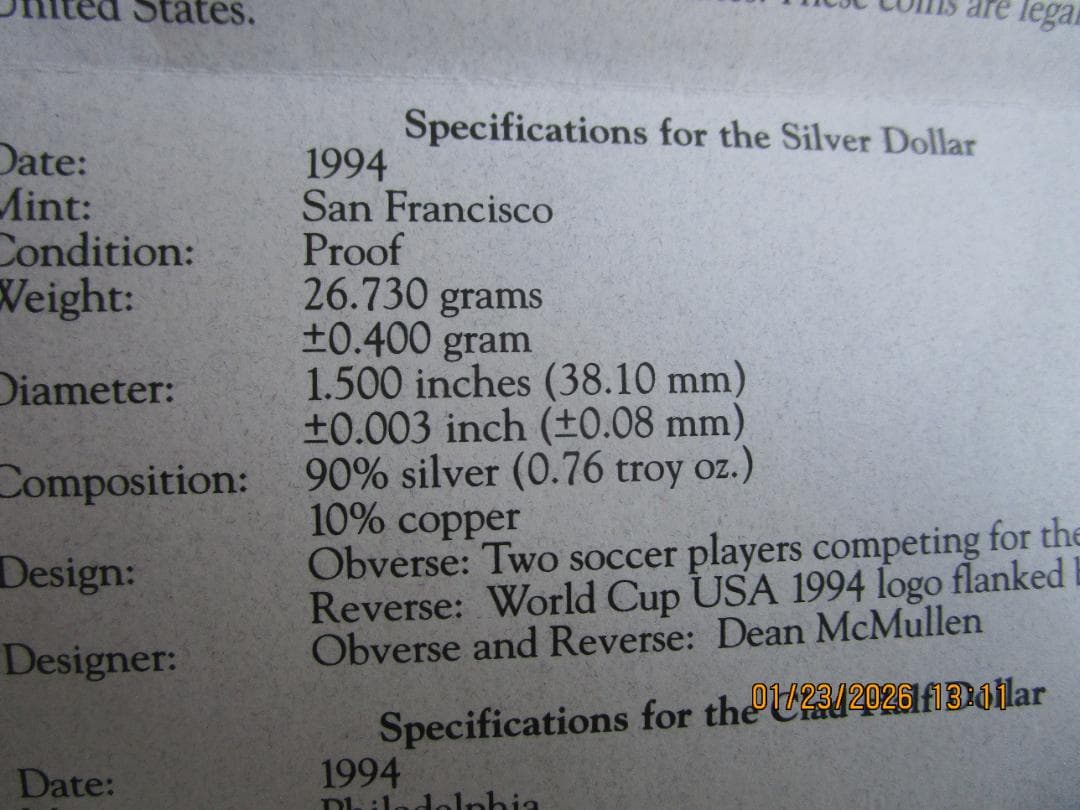 ワールドカップ USA 1994 セット