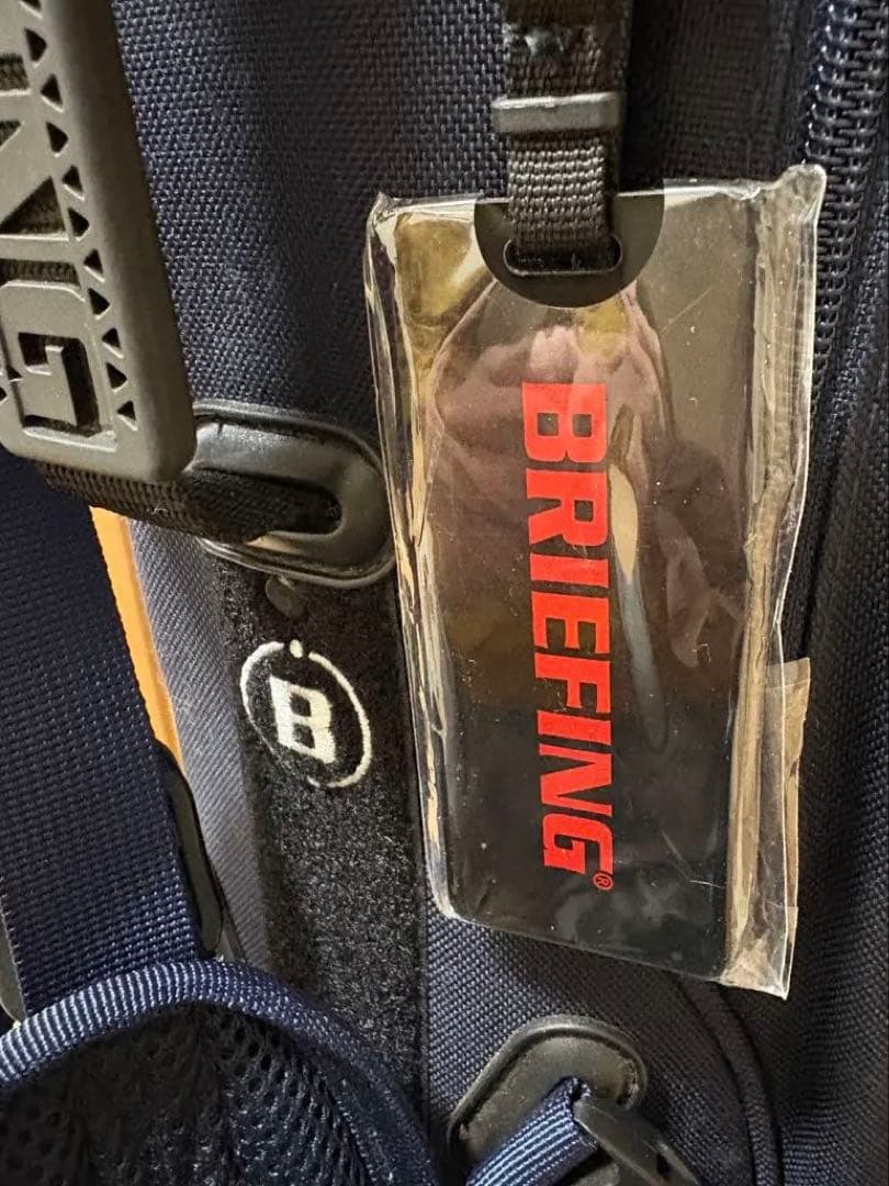 【美品】ブリーフィング CR-4 スタンド式 キャディバッグ ネイビー