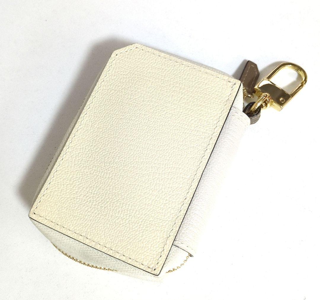 本日PM22時迄❗️ラルコバレーノ スマートWキーケース／ホワイト.トープ