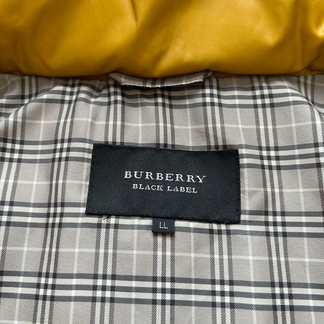 【美品】バーバリーブラックレーベル　4WAY キルティングダウンジャケット　LL