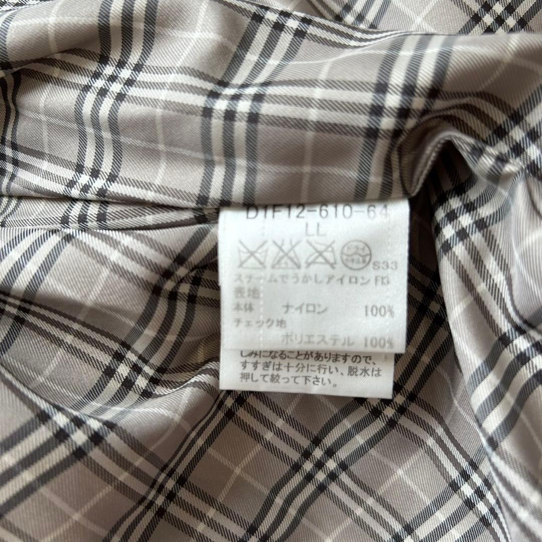 【美品】バーバリーブラックレーベル　4WAY キルティングダウンジャケット　LL