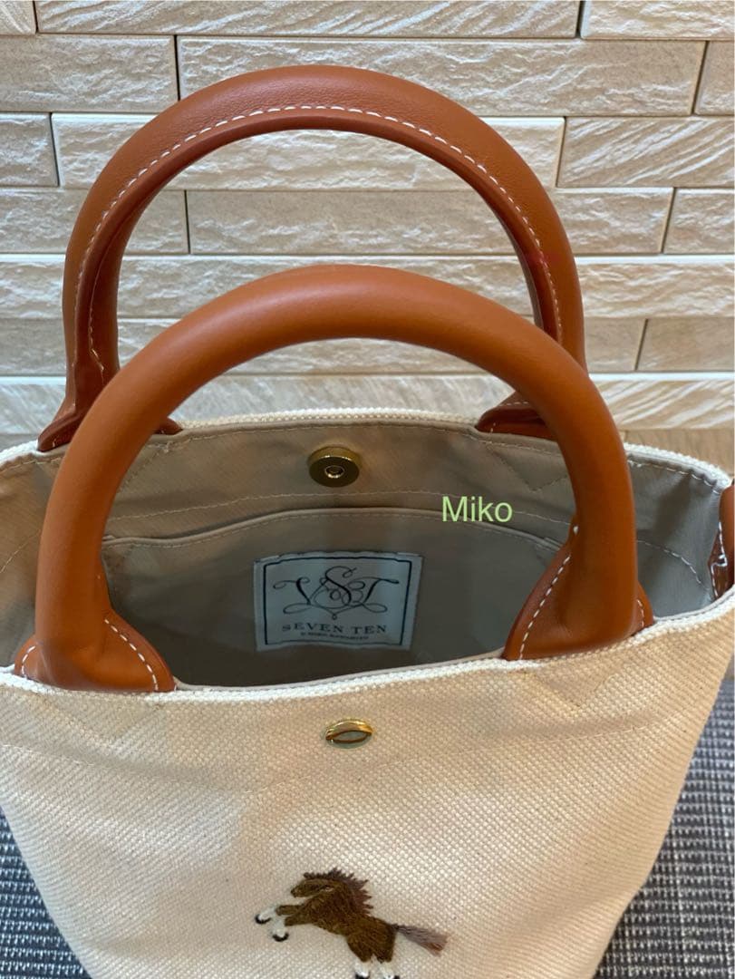 新品未使用☆SEVENTEN by MIHO K馬刺繍ミニショルダーバック - メルカリ