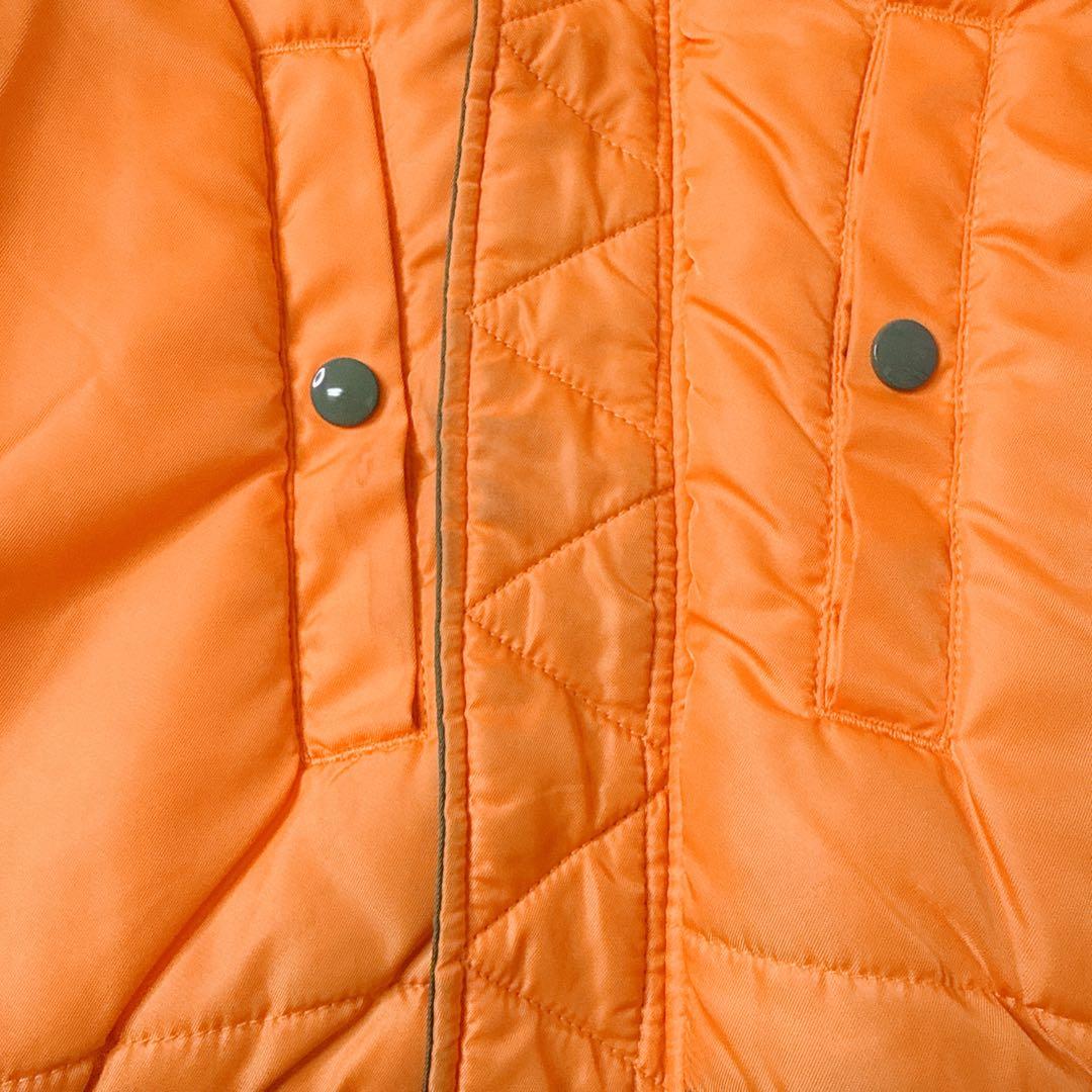 アルファ MA-1 フライトジャケット 緑 Lサイズ 中綿 y2k 短丈