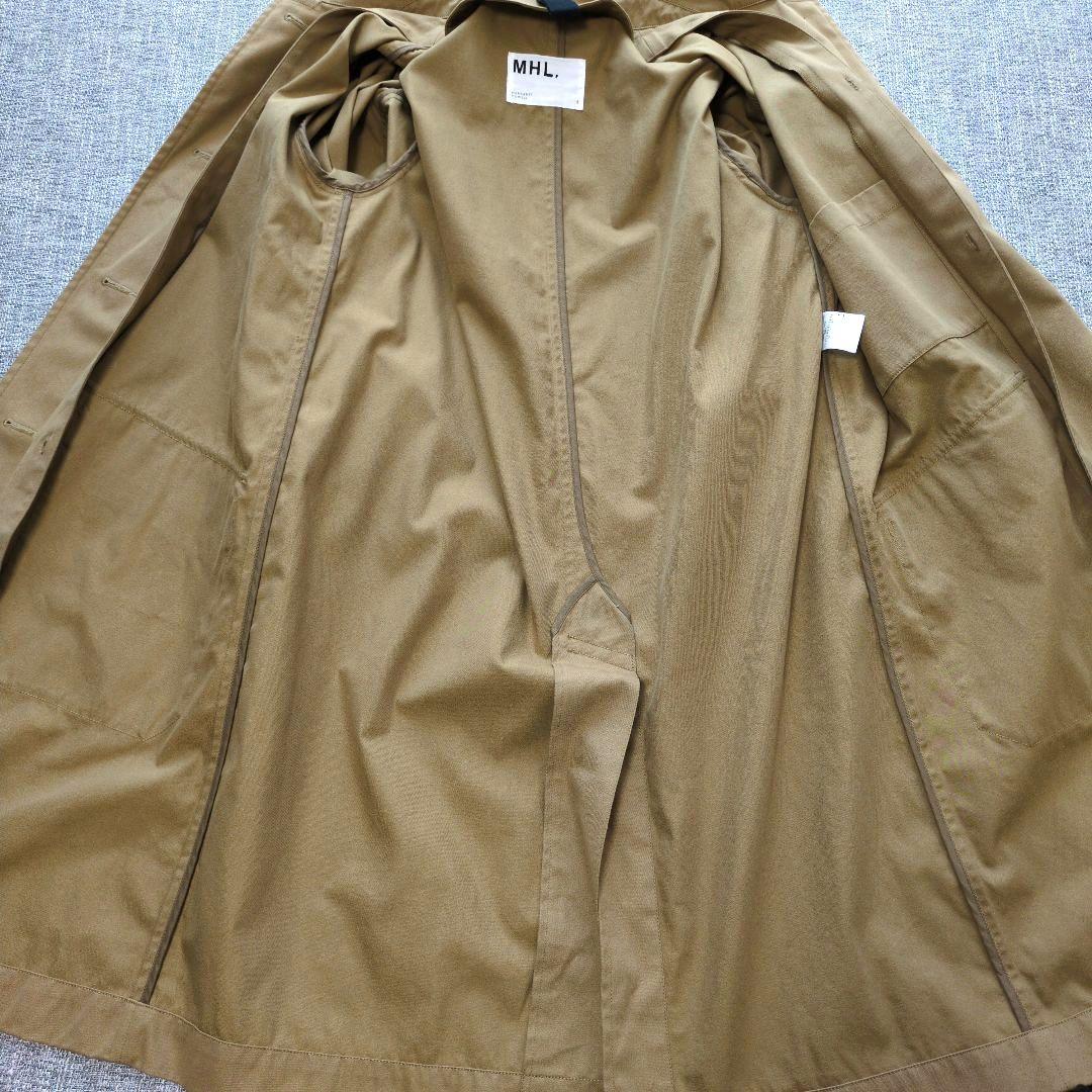 MHL　2way　ダウンライナー取外し可　ステンカラーコート　春秋冬