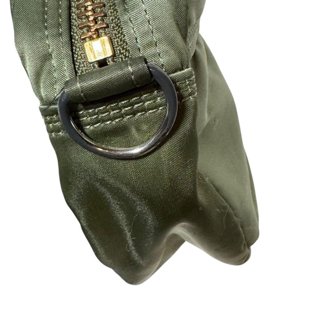 【美品】PORTER タンカー ショルダーバッグ ハーフムーン セージグリーン