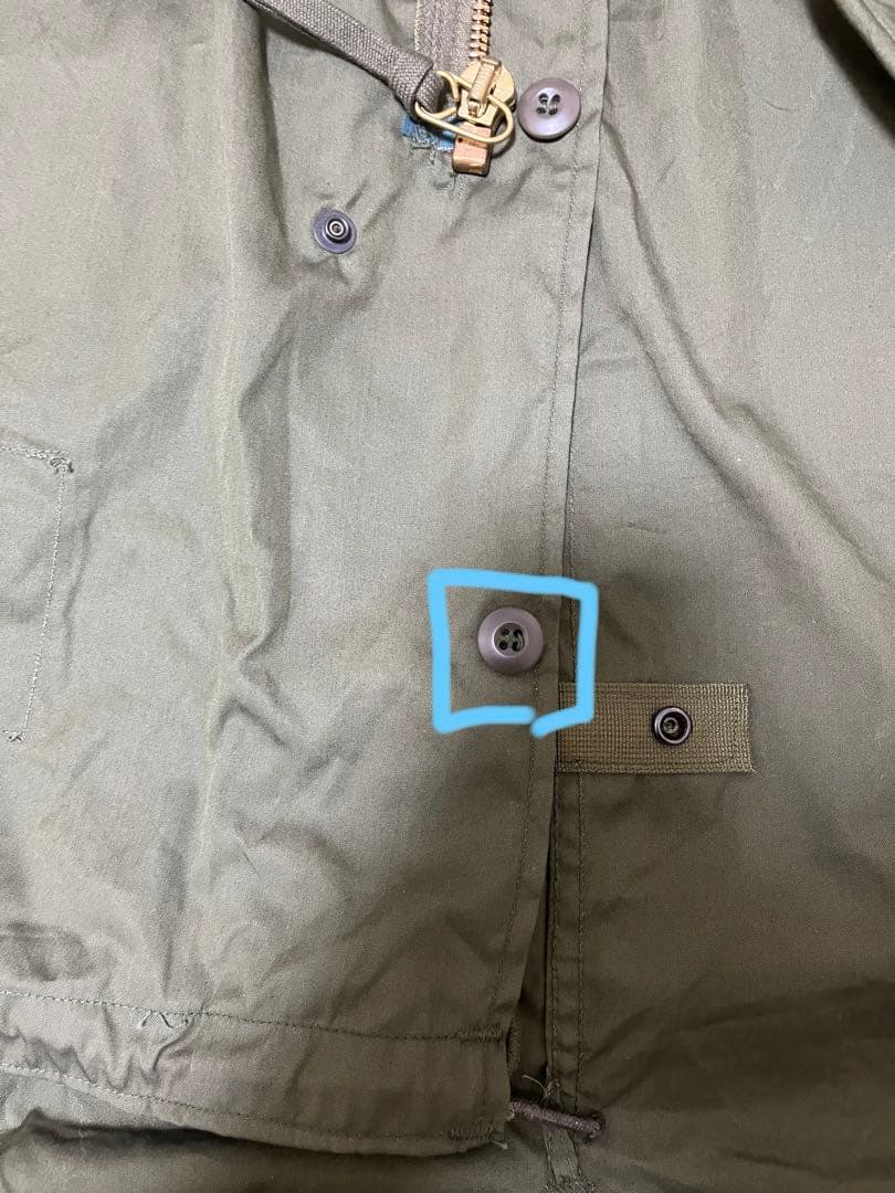 【希少XSサイズ】米軍実物 M-65フィッシュテールパーカー　デッドストック