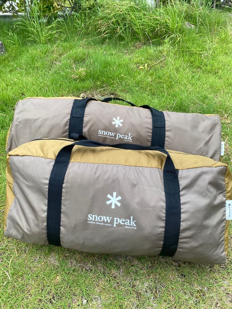 snow peak エントリーパックTT タープ ブラウン 収納バッグ付き