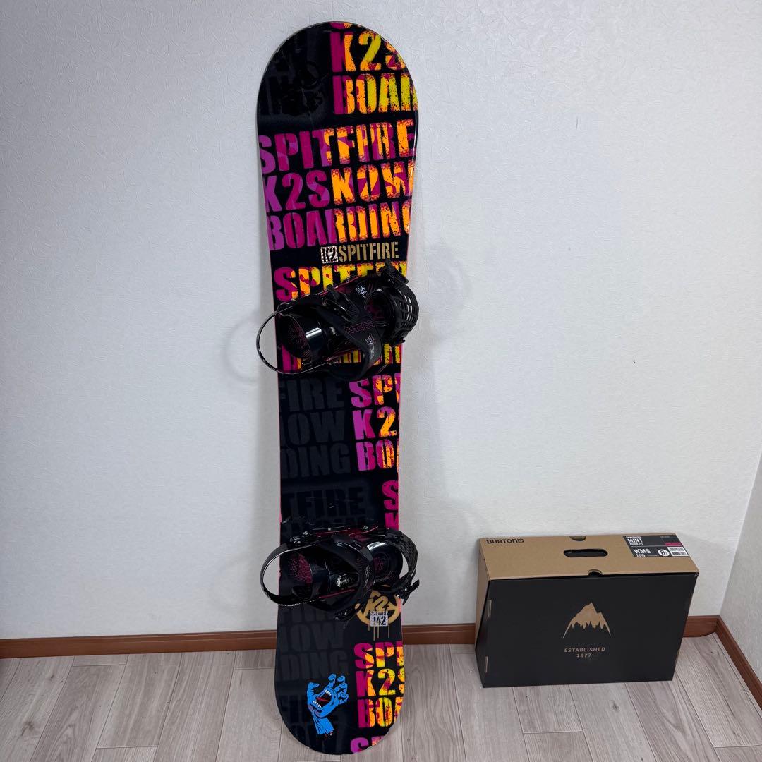 K2 SPITFIRE レディース スノーボードセット 142cm