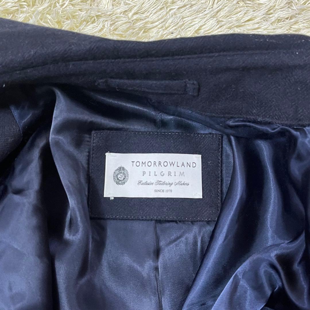 美品　トゥモローランド　ゼニア　カシミヤ　ステンカラーコート　ロング　Lサイズ