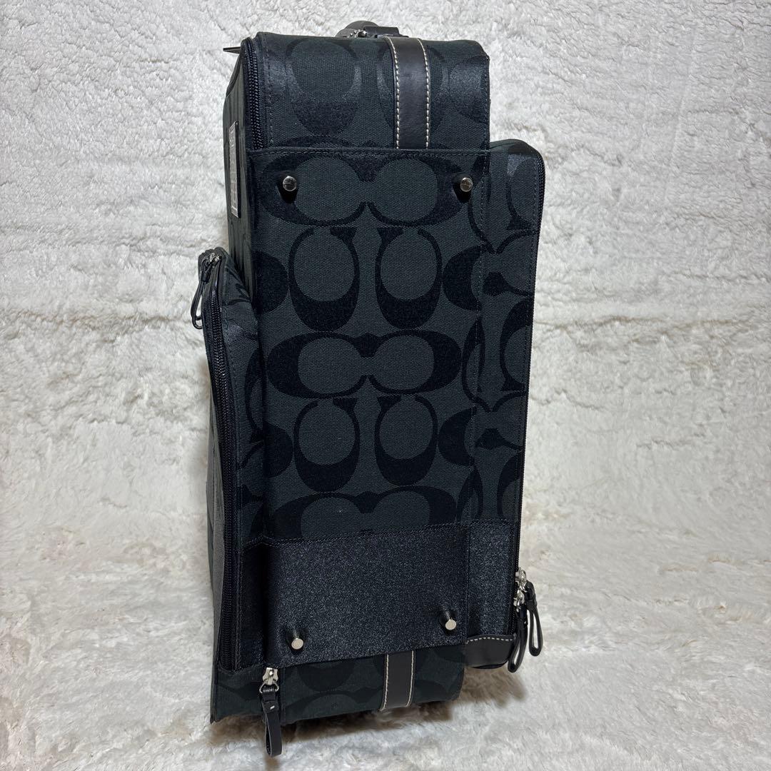【希少】極美品 コーチ キャリーケース スーツケース ブラック　 F77180