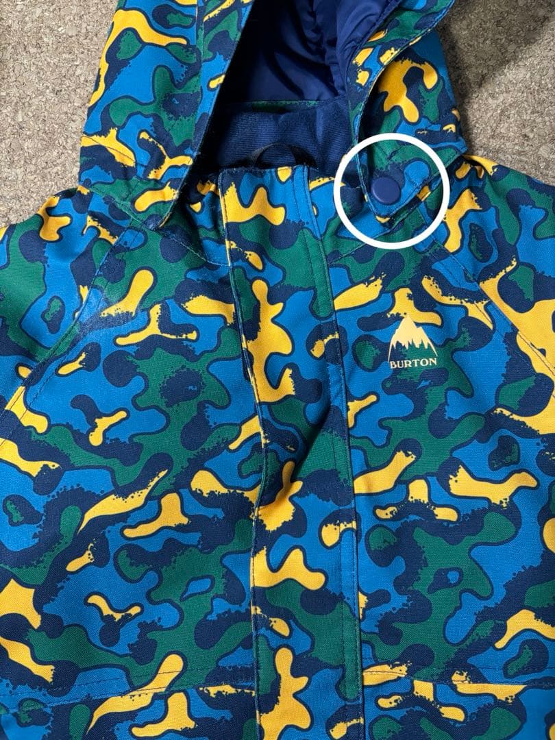 バートン　キッズ　スノージャケット&ビブパンツ　5T 4T 上下