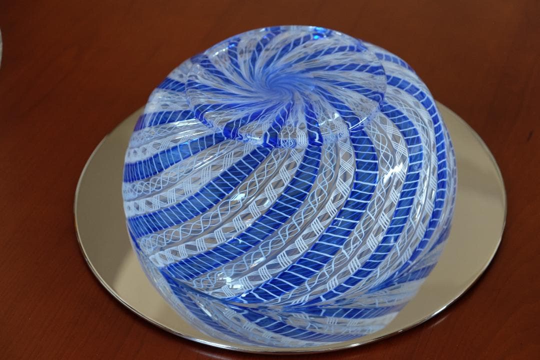 ベネチアンガラス レースガラス 検/舩木倭帆/藤田喬平/倉敷ガラス