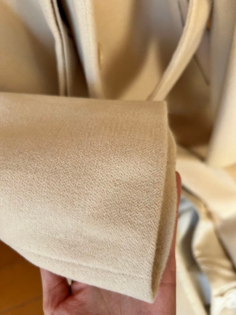 ef-de １３号　ロングコート　保存袋付　フォックスファー