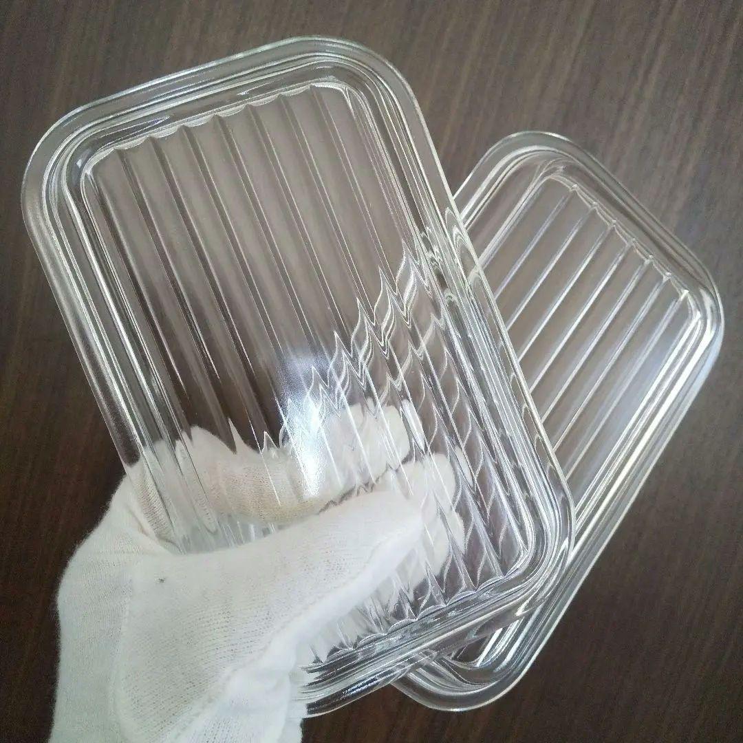 極美品 4点セット(蓋含む) オールドパイレックス レフ保存容器Mピンク&