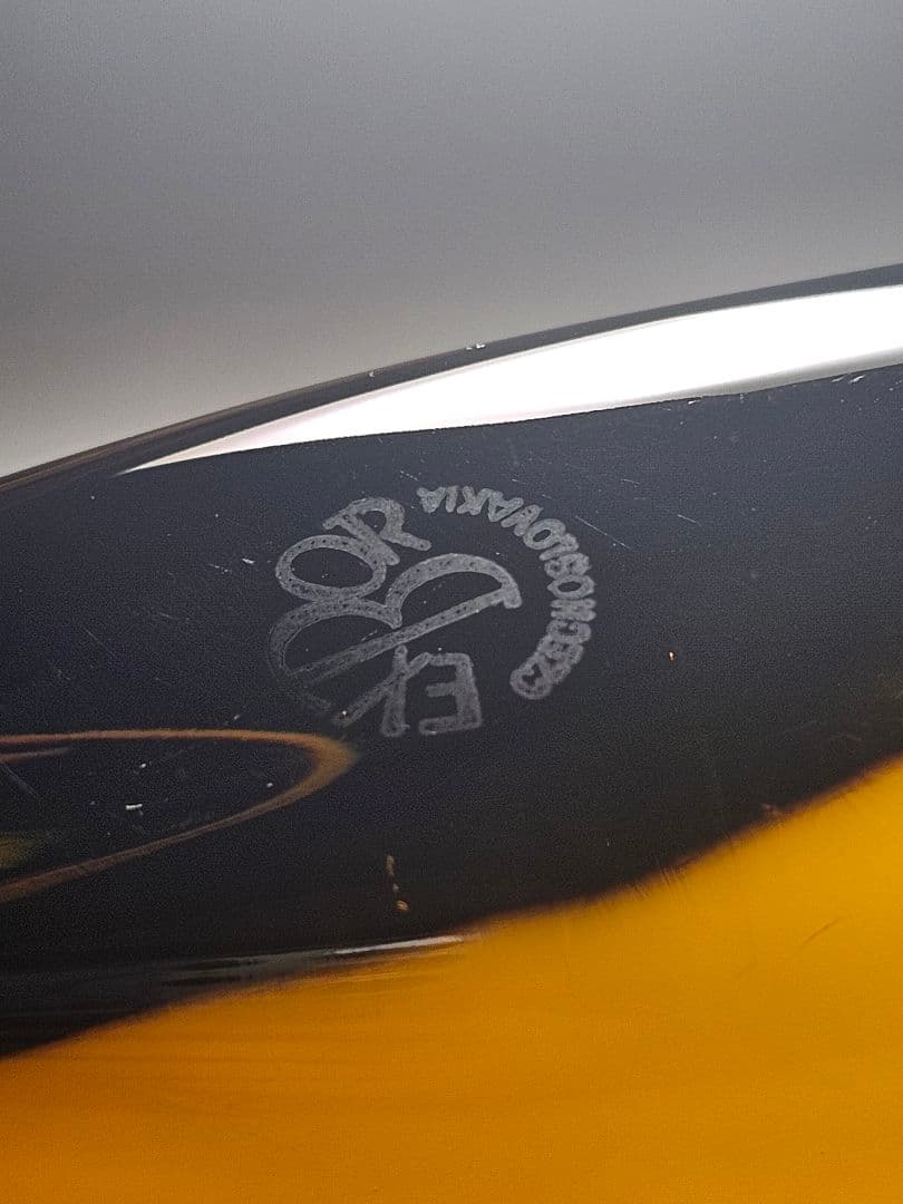 チェコスロバキア EXBOR 魚 インテリア★置物 ガラス製 全長33cm