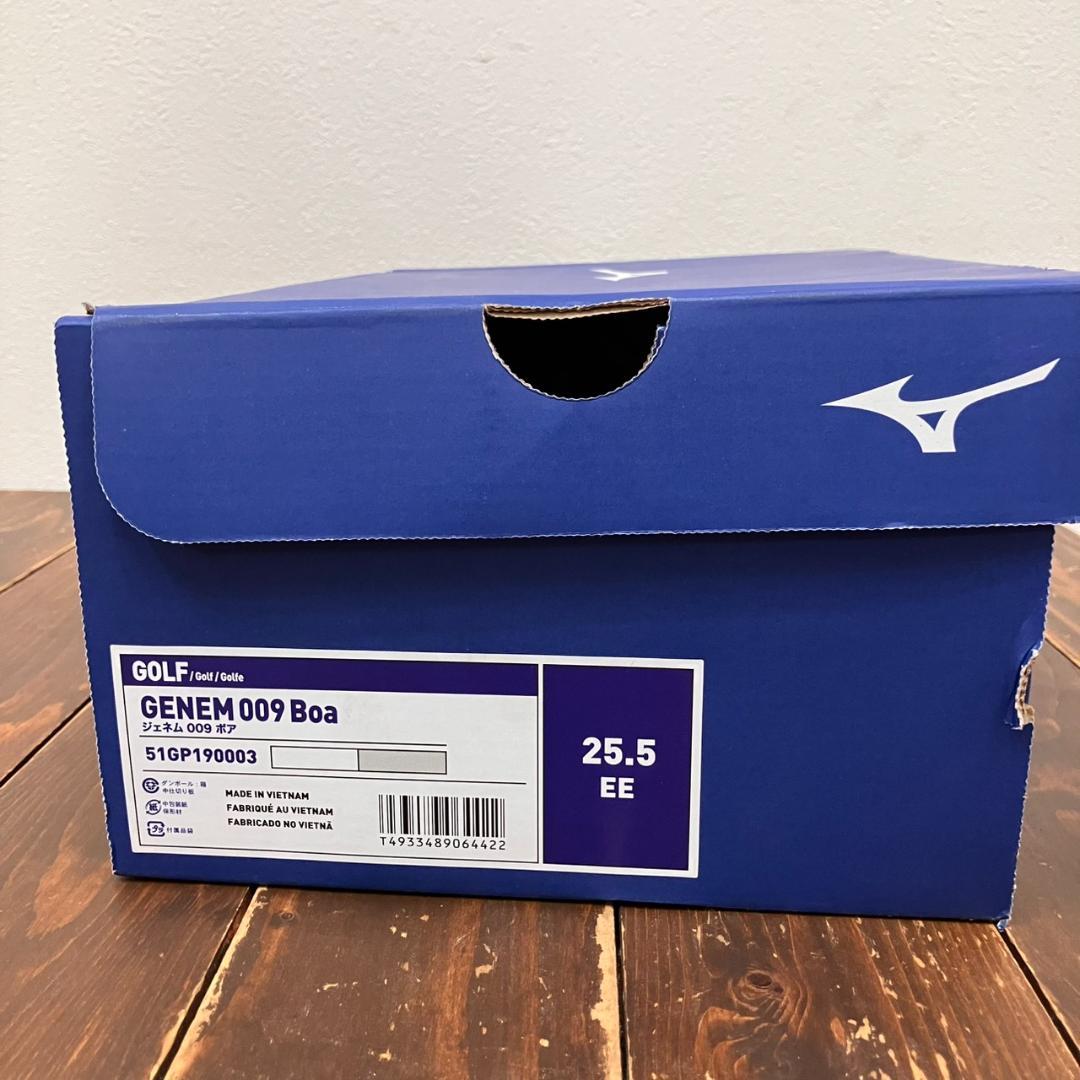 Mizuno ミズノ　ゴルフシューズ ジェネム　009　BOA　25.5cm