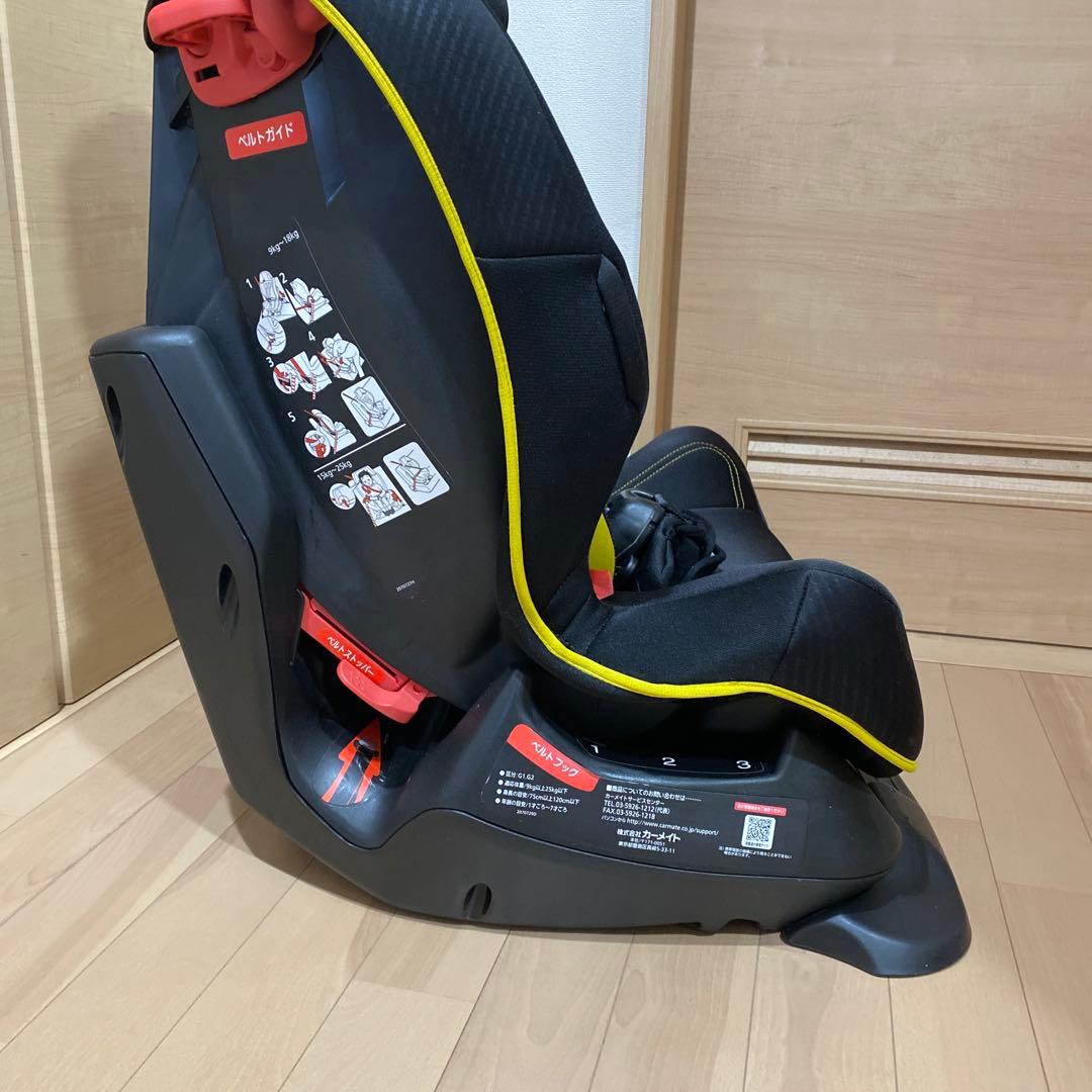 カーメイト エールべべ スイングムーン プレミアムS カーボンイエロー