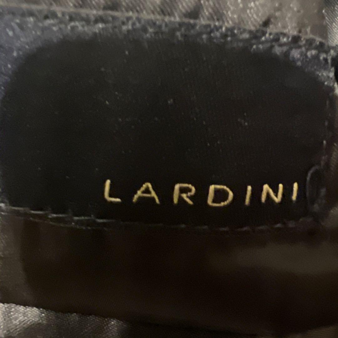 LARDINI ネイビー チェスターコート美品46