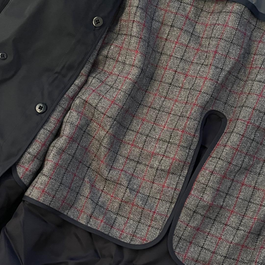 BrooksBrothers ステンカラーコート　チャコール L ライナー付き