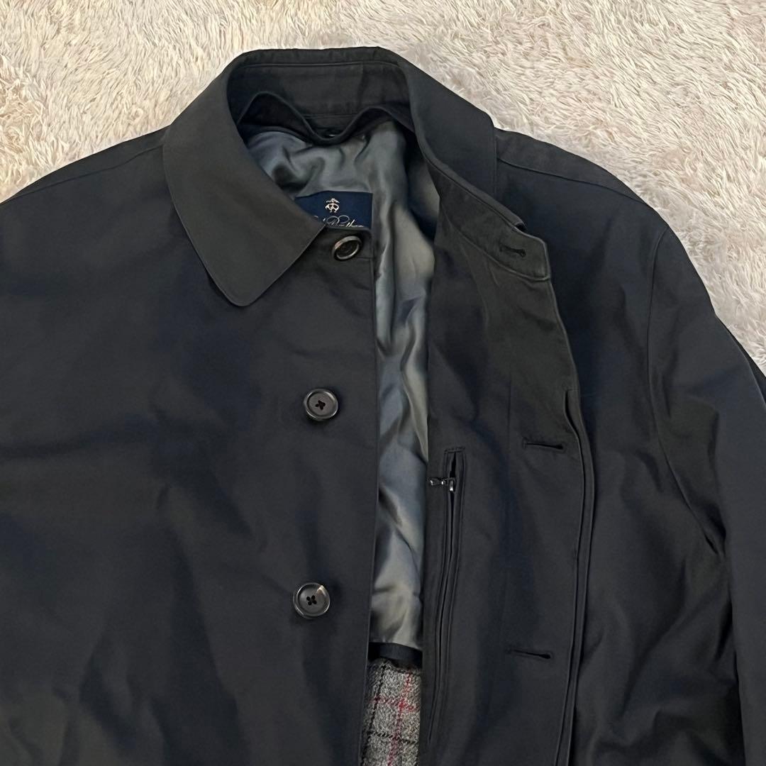 BrooksBrothers ステンカラーコート　チャコール L ライナー付き