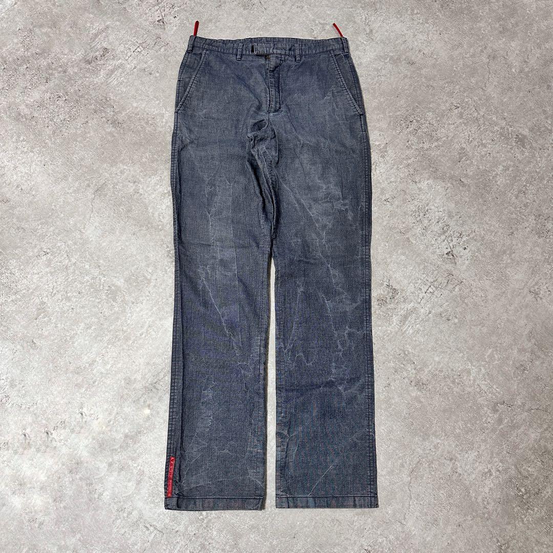 90s PRADA sports archive straight denim