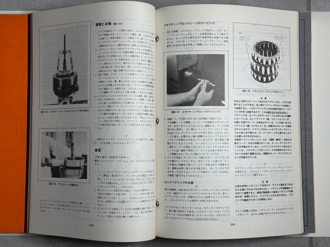 ハーレーダビッドソン 公式サービスマニュアル（日本語版） 当時物