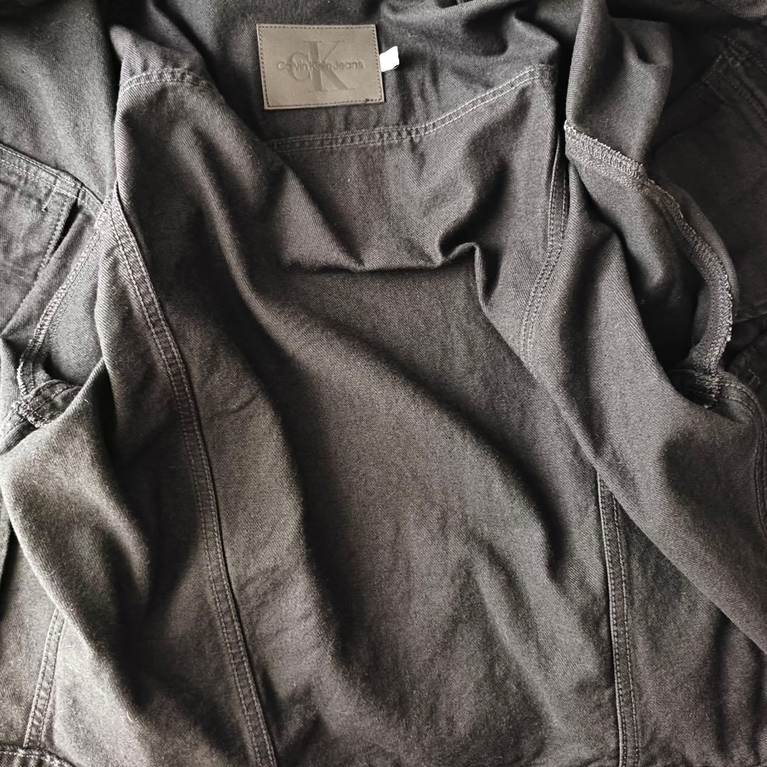 カルバンクライン 90S クラッシック ブラック トラッカージャケット