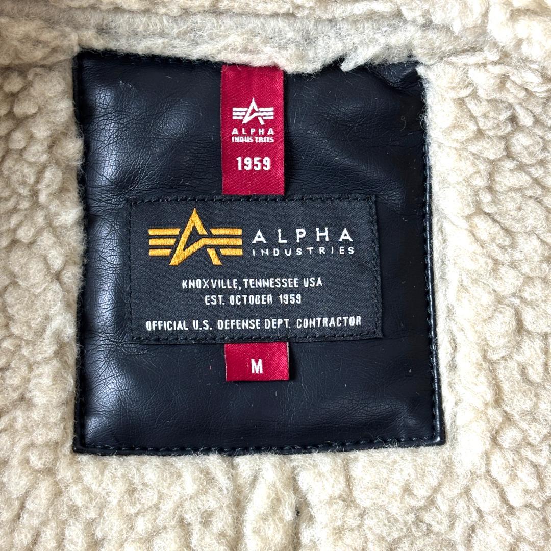 ALPHA アルファインダストリーズ M エコ ムートンジャケット ミリタリー