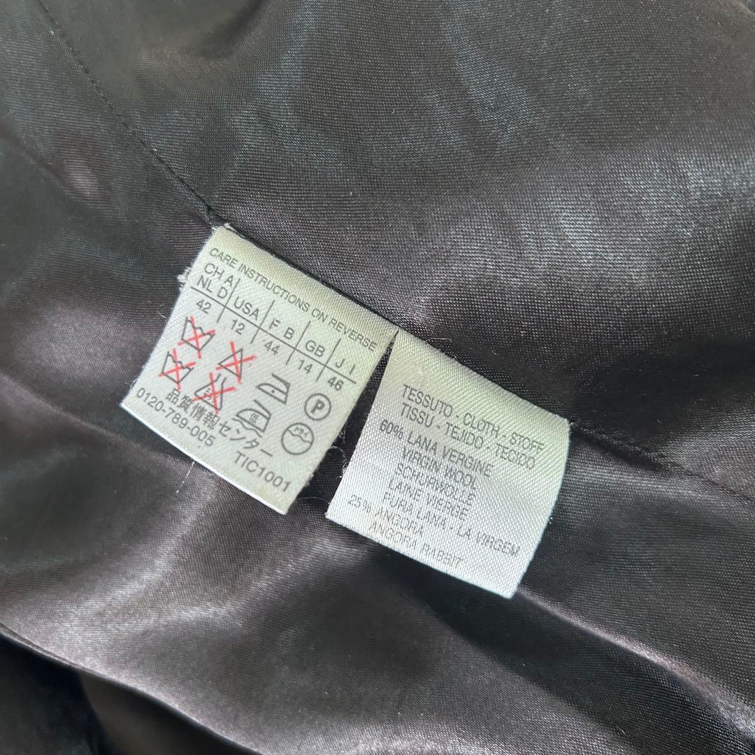 希少サイズ46✨マックスマーラ　マックスアンドコー　アンゴラ　比翼　ロングコート