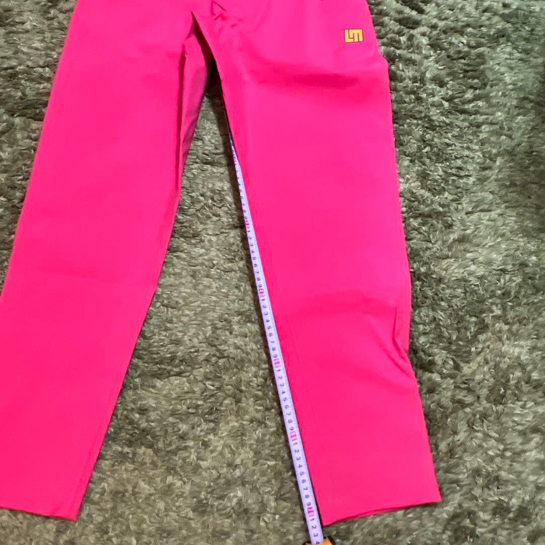 新品Sサイズ　高機能ラウドマウスゴルフレディースダントツ撥水レインウェア　ピンク