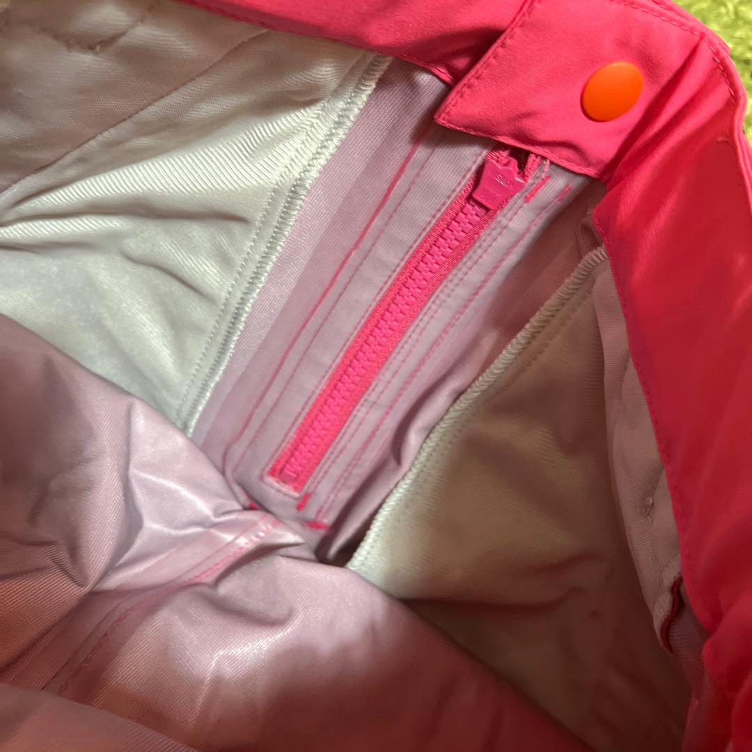 新品Sサイズ　高機能ラウドマウスゴルフレディースダントツ撥水レインウェア　ピンク