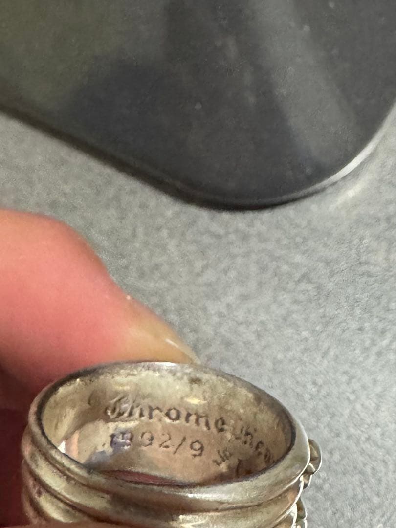 アクセサリー Chrome Hearts Dagger Ring \"Silver\"