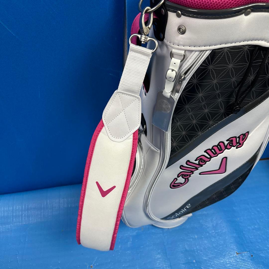 Callaway Solaire キャディバッグ ホワイト/ピンク新春値下げ中