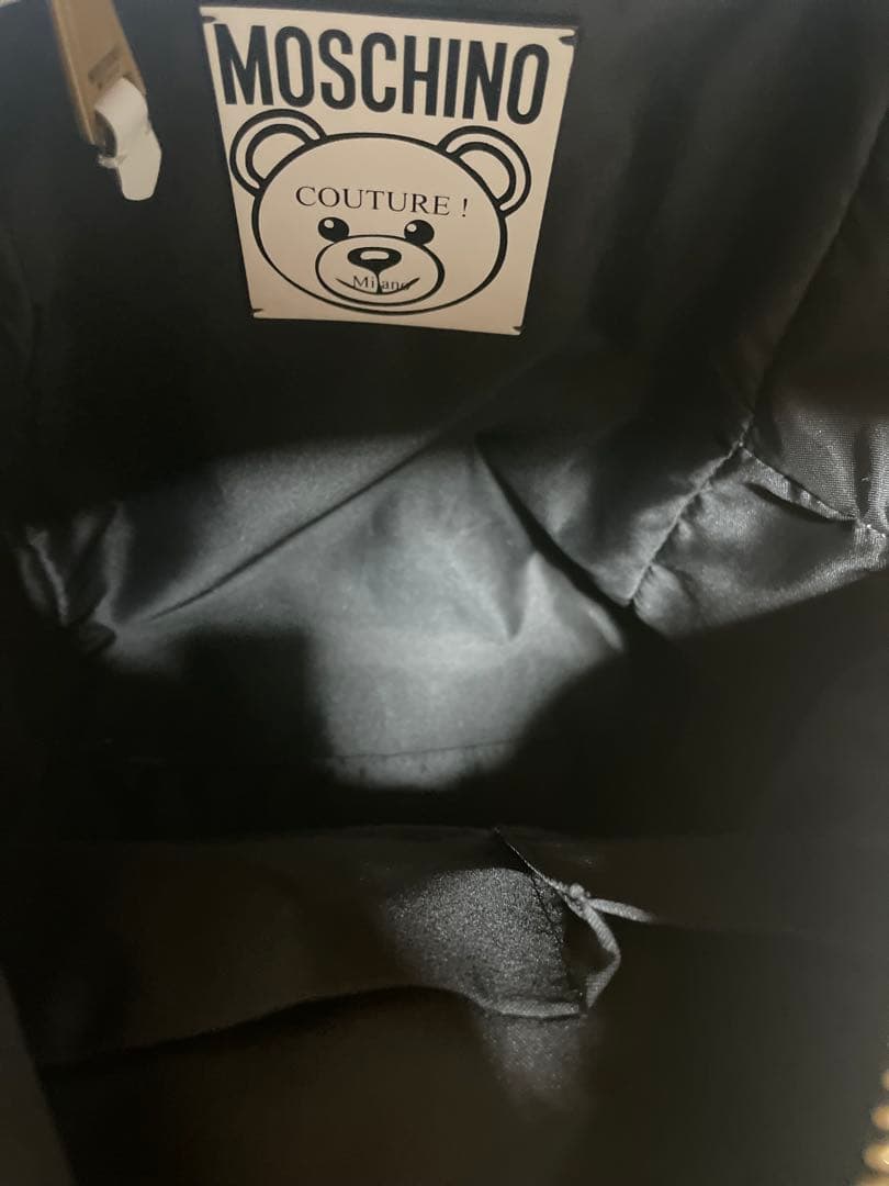 【新品同様】MOSCHINO モスキーノ バッドテディベア レザー ミニリュック