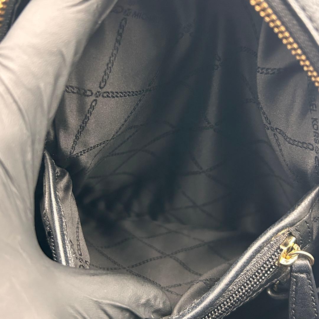 ✨美品✨ MICHAEL KORS リュック バックパック ブラック レザー
