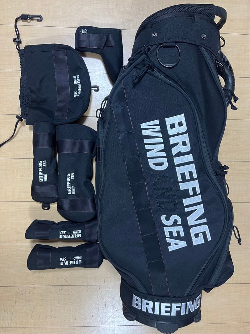 BRIEFING GOLF × wind and sea キャディバッグ